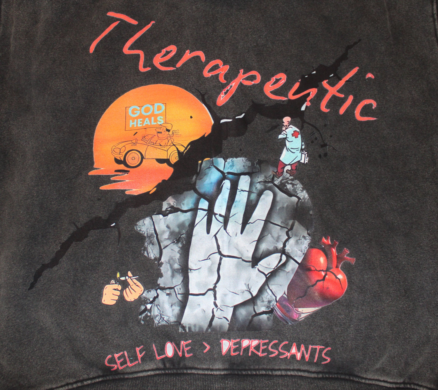 Above Average x Therapeutic Zip-Up  Hoodie